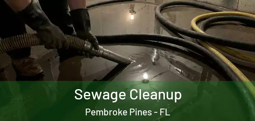  Sewage Cleanup Pembroke Pines - FL